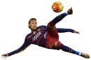 Neymar football render