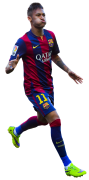 Neymar football render