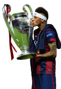 Neymar football render