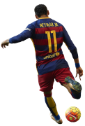 Neymar football render