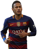 Neymar football render