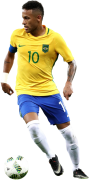 Neymar football render