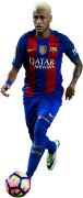 Neymar football render