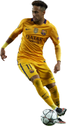 Neymar football render