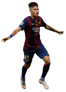 Neymar football render