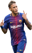 Neymar football render
