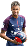 Neymar football render