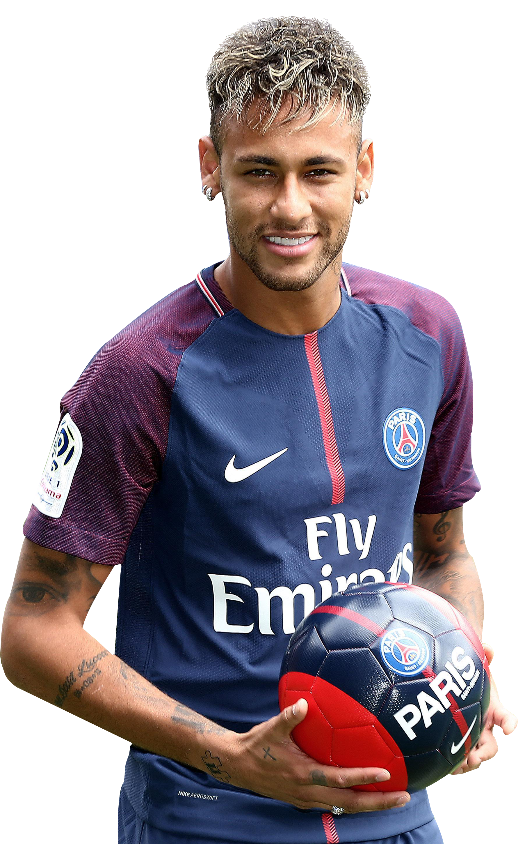 Neymar football render - 39543 - FootyRenders