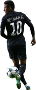 Neymar football render