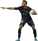 Neymar football render