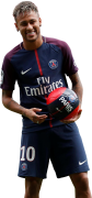 Neymar football render