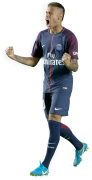 Neymar football render