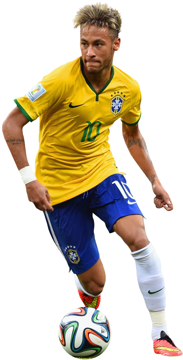 Neymar football render - 4065 - FootyRenders