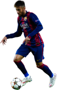 Neymar football render