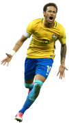 Neymar football render