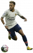 Neymar football render