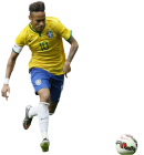 Neymar football render