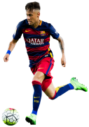 Neymar football render