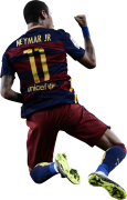 Neymar football render