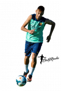 Neymar football render