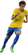 Neymar football render