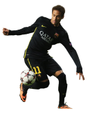 Neymar football render