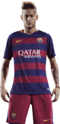 Neymar football render