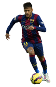 Neymar football render