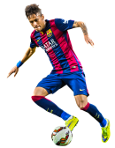 Neymar football render