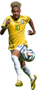 Neymar football render