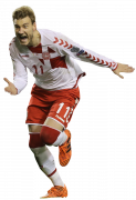 Nicklas Bendtner football render