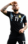 Nicolas Otamendi football render