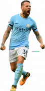 Nicolas Otamendi football render