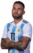 Nicolas Otamendi football render