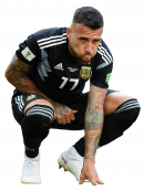 Nicolas Otamendi football render