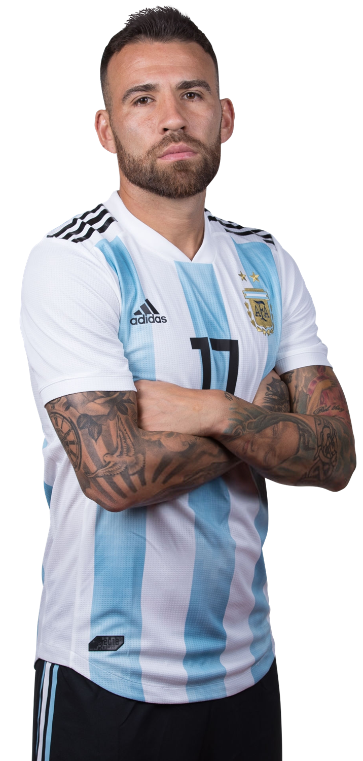 Nicolas Otamendi football render - 51222 - FootyRenders