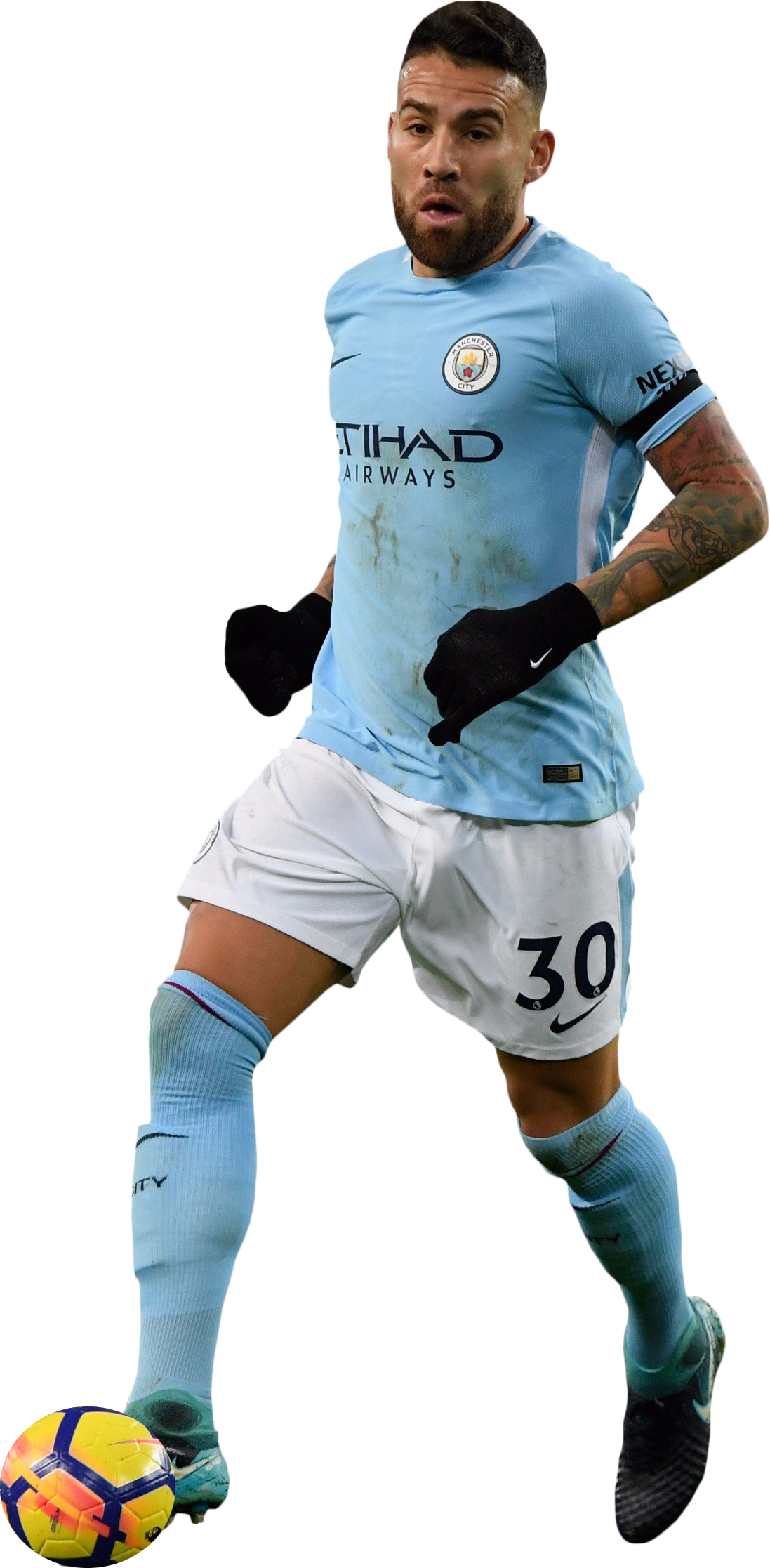 Nicolas Otamendi football render - 42458 - FootyRenders