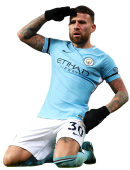 Nicolas Otamendi football render