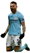 Nicolas Otamendi football render