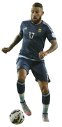 Nicolas Otamendi football render