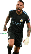 Nicolas Otamendi football render