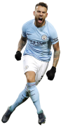 Nicolas Otamendi football render