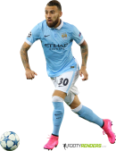 Nicolas Otamendi football render