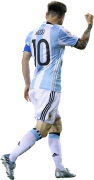 Lionel Messi football render