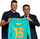 Norberto Murara Neto & Josep Maria Bartomeu football render