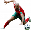 Nordin Amrabat football render