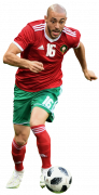 Noureddine Amrabat football render