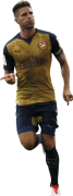 Olivier Giroud football render