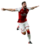 Olivier Giroud football render