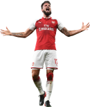 Olivier Giroud football render